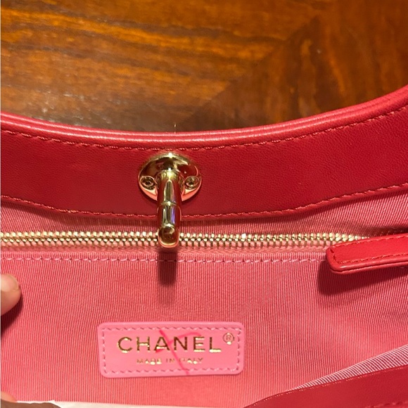 CHANEL Lambskin Quilted Large 31 Hand Bag Pink Light Red Women's Authentic Cert. - Picture 3 of 15